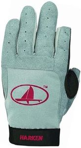 Harken Sport Classic Full Finger Glove, Grey/Black/Red, Small