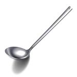 Stainless Steel Ladle, Berglander Soup Ladle, Cooking Ladle, Kitchen Ladle, Metal Soup Spoon for Cooking Non-Stick and Heat Resistant, Dishwasher Safe, Easy to Clean