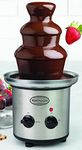 Nostalgia 3 Tier Electric Chocolate Fondue Fountain, Machine for Parties, Melts Cheese, Queso, Candy, and Liqueur Dip Strawberries, Apple Wedges, Vegetables, and More, 170 W, Stainless Steel