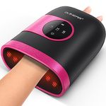 QUINEAR Hand Massager, Cordless Hand Massager with Heat and Compression for Arthritis, Carpal Tunnel and Stiff Joints - Gifts for Women Men- Pink