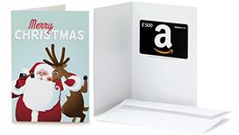 Amazon.co.uk Gift Card - In a Greeting Card - £500 (Christmas - Santa and Rudolph)