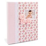 Baby Book Memory – Keepsake Album Baby Girl First 5 Year Baby Book – First Baby Book Memory Events Pregnancy to Age 5 – Baby Journal Scrapbook Photo Album with 12 Baby Milestone Stickers