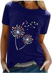 Women's Cute Sunflower Graphic T Sh