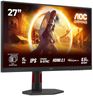 AOC Gaming U27G4R - 27 inch UHD 4K Monitor, Fast IPS, 160Hz UHD or 320Hz FHD Dual Frame, 1ms, G-Sync comp, HDR400 (3840x2160, 2x HDMI 2.1, 1x DisplayPort 1.4, USB Hub)