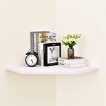 JOLLYMER White Corner Wall Shelf, 2