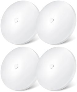 GZV RV Interior Light, RV LED Ceiling Puck Light, 4 Pack 4.5 Inch 10V-30V, RV Boat Interior Light, Dimmable Light for Camper Travel Trailer Motorhome(4000K with Nature White)