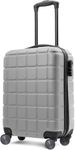 AVIO Atlas 52cm Cabin Suitcase – Lightweight Carry-On Luggage with Spinner Wheels, Telescopic Handle & Lock – Airline-Approved Cabin Bag for Ryanair, easyJet, BA & More