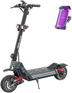 Hiboy Titan PRO Electric Scooter, 2000W Peak Dual-Motor, 31 MPH, Up to 80 Miles, 10" All-Terrain Tires, Dual Suspension & Dual Hydraulic Brakes, Electric Scooter Adults with Phone Holder