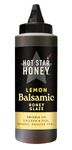 Hot Star Honey Lemon Balsamic Glaze - CITRUSY BALSAMIC GLAZE WITH HONEY AND LEMON - DRIZZLE ON CHICKEN & FISH SALADS, ROASTED VEGTABLES - 325g