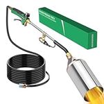 Sondiko Propane Torch, High Output 8,000,000 BTU Flamethrower, Gas Welding Equipment, 6.5FT Hose, Ideal Weed Torch, Heavy Duty Blow Torch for Garden, Stumps, Wood, Ice, Snow and Roofing