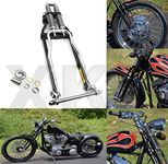 XKH- Compatible with 20" 2 Under Chrome bLACK Springer Front End With Axle Kit Harley Chopper Bobber [B07M95Y46J]