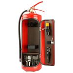 Wine Storage System, Fire Extinguisher Shape Bar, Iron Novelty Fire Extinguisher, Wine Cabinet Desktop Decoration, Creative Novelty Bar Cabinet for Whiskey Lovers, Firefighter for Men