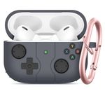 SMAIGE Compatible with AirPods Pro 2nd / 1st Generation Case Cover, Game Console Controller Design Case Soft Silicone Protective for AirPods Pro 2/1 Charging Case