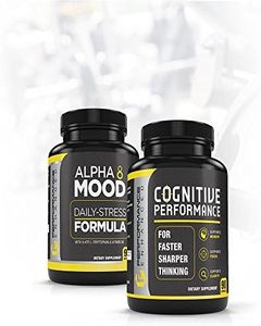 Performance Enhanced Nutrition - PEAK MENTAL PERFORMANCE STACK FOR MALE AND FEMALE: Cognitive Performance and Alpha Mood! | Perfect Mood & Cognitive function supplements | Best money value! Save $30