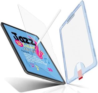 MOBDIK Paperfeel Glass Screen Protector Compatible with iPad Air 13 M3 2025 / M2 2024, Auto Alignment Kit, Crafted for Natural Writing, Less Reflection