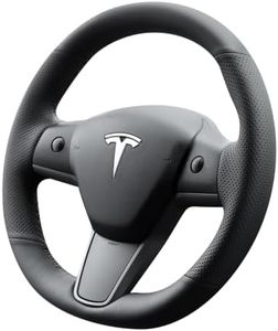 MEWANT Steering Wheel Cover for Tesla Model 3 Model Y 2020 30 Min Install