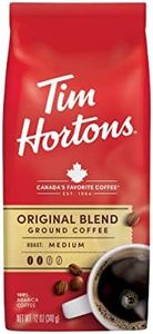 Tim Hortons Original Blend, Medium Roast Ground Coffee, Perfectly Balanced, Always Smooth, Made with 100% Arabica Beans, 12 Ounce Bag