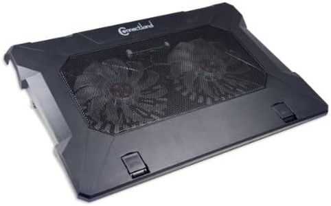 Connectland 19" Gaming Laptop Cooler Stand with Dual 140mm Cooling Fans (CL-NBK68023)