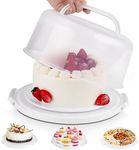 Cake Carrier with Lid and Handle, B