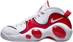 Nike Air Zoom Flight 95 OG True Red Men's Basketball Shoes, White/True Red/Black, 11.5