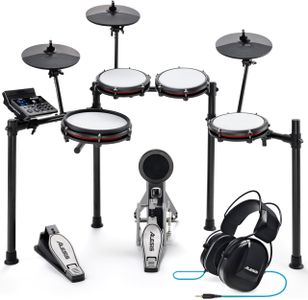 Alesis Nitro Max Electronic Drum Set – Mesh Pads, Complete Kit