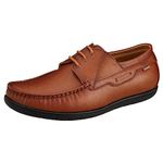 Duke 8175 Men Boat Shoes TAN