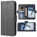 Phone Case for LG Stylo 3 / Stylo3 Plus Folio Flip Wallet Case,PU Leather Credit Card Holder Slots Heavy Duty Full Body Protection Kickstand Protective Phone Cover for LGstylo3 3+ Stylus 3 3Plus Black