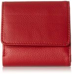 Buxton Women's Florence II RFID Mini Billfold Wallet, Red, One Size