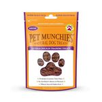 Pet Munchies Liver and Chicken Dog Training Treats, Grain Free Tasty Bites with Natural Real Meat, Low in Fat and High in Protein 150g (Pack of 8)