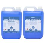 Hexeal Blue Antifreeze 10L – 2 x 5L of Ready Mix Long Life Engine Coolant & Antifreeze for Cars & Vans – Summer & Winter – All Year Freeze Protection to -23 Degrees Celsius