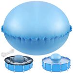 Pool Pillows for Above Ground Pools, Pool Pillows for Closing Winter, 6ft Round Air Pool Cover Pillow Kit for Winterizing with Ropes, Ultra Thick PVC Inflatable Cold Resistant Swimming Pool Pillow