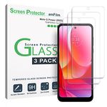 (3 Pack) amFilm Screen Protector for Moto G Power 2022 - Tempered Glass Screen Protector, 0.26mm Thickness, HD Clear, Anti-Scratch Bubbles-Free, Case Friendly