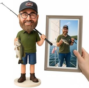 BobbleMy Custom Bobblehead, 6/7/8 inch Personalized Customized Bobbleheads Professional Doctor Customization Dolls Figure Handmade Sculpture Gifts Based on Your Photos for Boyfriend, Husband, Friends