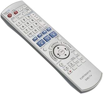 EUR7659Y70 Replace Remote Control fit for Panasonic DVD VCR Recorder DMR-ES45 DMR-ES46 DMR-ES35 DMR-ES45V DMR-ES35V DMR-ES36V DMR-ES45VS DMR-ES46V DMR-ES46VS DMRES45 DMRES46 DMRES35 DMRES45V DMRES35V