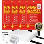 72HRS Fiberglass Large Fire Blanket
