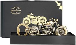 Motorcycle Beer Gifts for Men, Christmas Gifts for Dad, Vintage Unique Motorcycle Beer Bottle Opener Birthday Gifts for Him Dad Husband Boyfriend, Stocking Stuffers Gifts from Daughter Son Wife