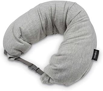 Samsonite Microbead 3-in-1 Neck Travel Pillow,Plastic, Frost Grey, One Size, Frost Grey, One Size, Microbead 3-in-1 Neck Travel Pillow