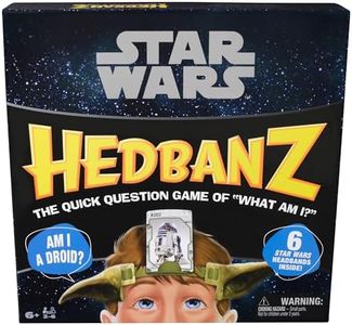 Spin Master Games, Star Wars Hedbanz, Hilarious Picture Guessing Board Game Featuring Classic & Modern Characters, Star Wars Trivia, for Family & Kids, 2-6 Players, for Ages 6 & Up