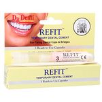 Dr Denti Refit | 3 Capsules of Temporary Dental Cement