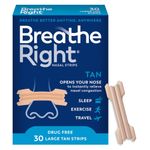 Breathe Right Nasal Strips, Large