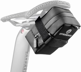 OFFBONDAGE Bike Saddle Bag Small with Co2 Cartridges Holder Design Bike Seat Bag for Road Mountain ebike