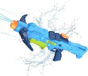 Water Gun for Kids, Squirt Guns Super Water Soaker Blaster - 2 Nozzle, 4 Shooting Modes Switch - Cool Crossbow Design - 26 Ft Long Shooting Range - Summer Toys Gun for Boys Girls Adults Outdoor Pool