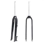 BUCKLOS 26/27.5/29” Mountain Bike Rigid Forks, 1-1/8” Straight MTB Rigid Fork Disc Brake, Superlight Aluminum Alloy Bicycle Rigid Fork fit BMX MTB Road Bike