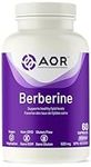 AOR - Berberine 500mg, 60 Caps - Berberine Supplement for Healthy Lipid Levels and Cholesterol Health - LDL Cholesterol Lowering Supplement - Lower Triglycerides Supplement - Cardiovascular Supplement