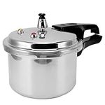 Pressure Cooker, 3 Quart Mini Pressure Cooker Aluminum Alloy Outer Lid Induction Base For Soups Rice Legumes Suitable for 1 or 2 People Use