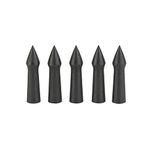 SHARROW 12pcs 65/100 Grain Archery Field Points Practice Field Tips Glue on Hunting Arrow Tip Traditional Broadheads for OD 8mm Wooden Bamboo Arrow Shafts (65 Grain)