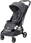 Ergobaby Metro3 Pushchair Stroller with Reclining Function, Baby Buggy from Birth to 22kg (0-4 Years), Foldable and car seat Compatible, Height-Adjustable Handle, Ergonomic seat, Graphite Grey