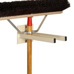 GEMPLER’S HR16 EXTRA-WIDE Steel 12 Inch Wall-Mounted Long-Handled Tool Storage Rack for Securely Hanging and Storing Shovels Garden Rakes Hose Pipes Brooms Spades Coils & General Work Tools