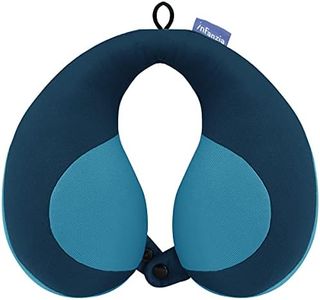 INFANZIA Chin Supporting Travel Neck Pillow, Comfortably Supports and Prevent Head from Falling Forward - Gifts for Toddler/Child/Kids, Blue