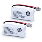 QBLPOWER BT1021 BBTG0798001 Battery For Uniden DECT 6.0 BT1008 BT-1021 BT1016 Cordless Phone Rechargeable 2.4V NIMH (2 Pack)